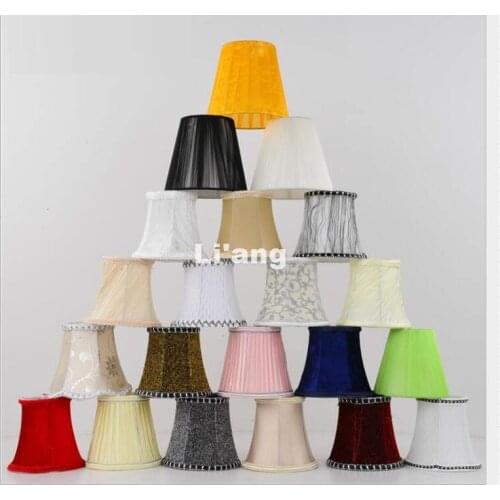6pieces/Lot Pendant Fabric Drawing Lampshade Art Pendant Lights For Living Room Bedroom Decor Modern Lighting Modern Lampshade