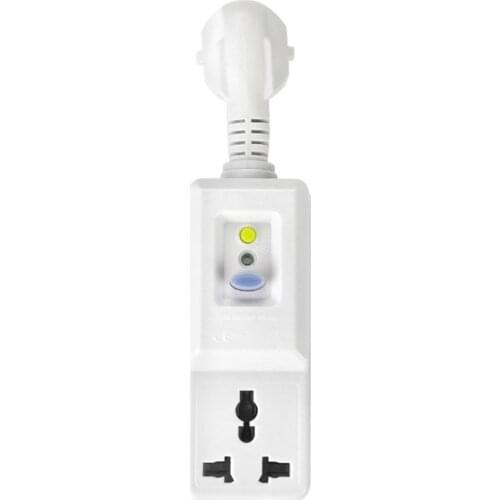 16A EU Socket Adaptor Home Circuit Breaker Plug Safety Leakage Protection Trip Switch Socket