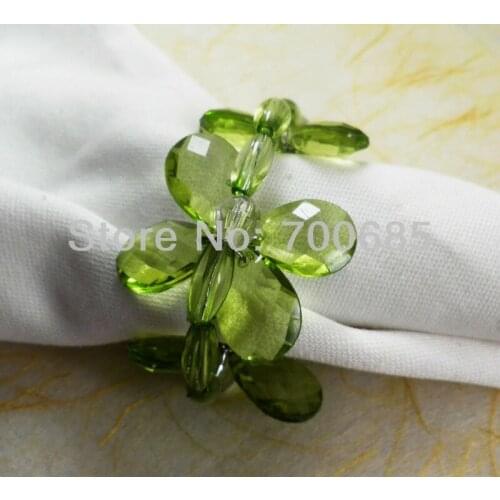 Beaded wedding napkin ring, napkin holder, decoration napkin ring holiday decoration napkin ring