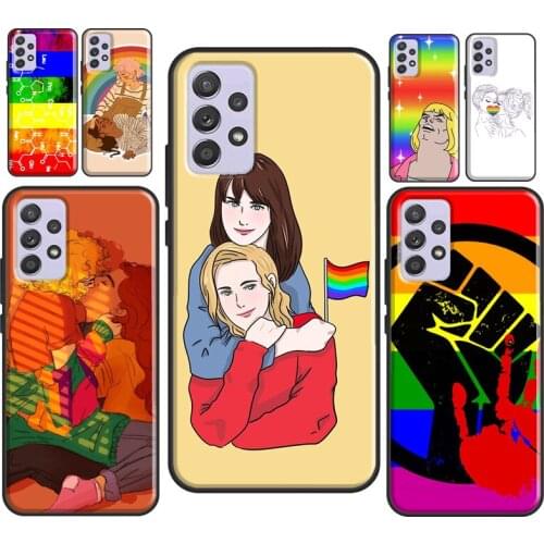 Rainbow Lesbian Pride Gay LGBT For Samsung Galaxy A52 A12 A32 A72 A10 A40 A50 A70 A21S A20e A11 A31 A41 A51 A71 Case
