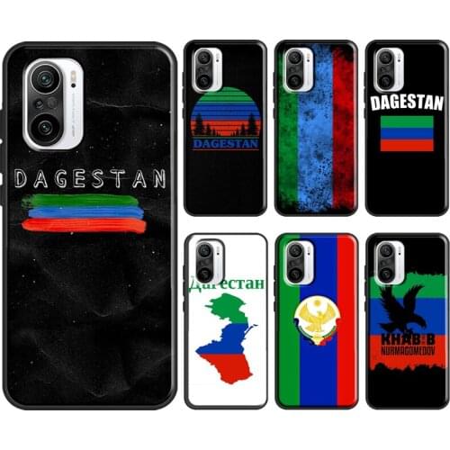Dagestan Flag Coat Of Arms For POCO X3 M3 F2 Pro Case For Xiaomi Mi 10T 9T Pro Note 10 Lite A2 Mi 11 A3 Phone Coque