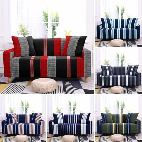 Elastic Sofa Slipcovers Sofa Cover For Living Room Sectional Corner L-shape Chair Protector Modern Couch Cover 1/2/3/4 Seater