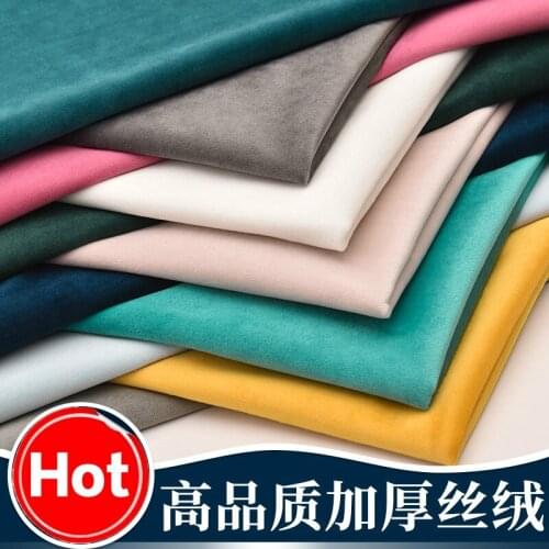 146cmx50cm Flannel Fabric Upset Dutch Velvet Sofa Cushion Pillow Counter Curtain Velvet Fabric DIY Home Apparel Sewing Fabric