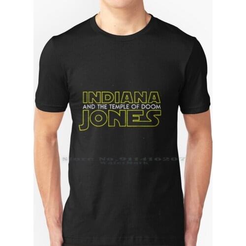 Indiana Jones And The Temple Of Doom T Shirt 100% Pure Cotton Indiana Jones Action Adventure Fans Film Han Solo Harrison