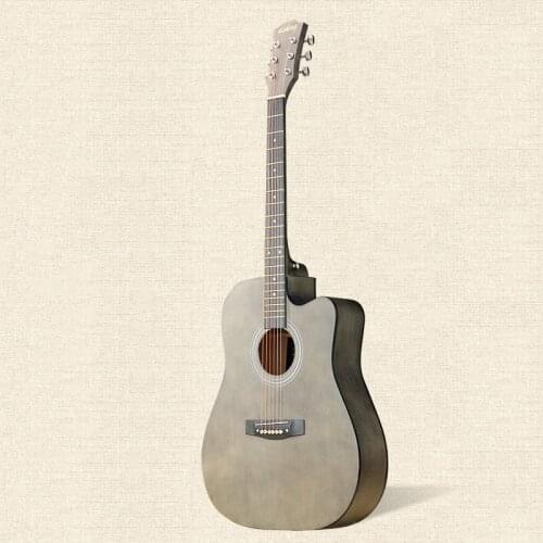 Face single board folk guitar beginners 41 inch log guitar novice to practice playing male and female student instruments