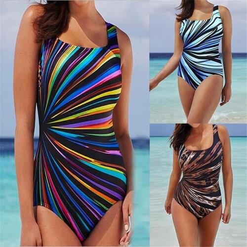 Bikini Sets Plus Size Women Sexy Printed Push-Up High Waist Swimsuit Padded Summer Swimwear