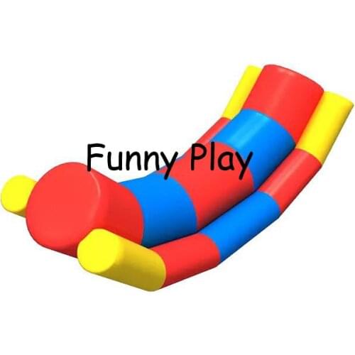 Inflatable water totter,Water sports game inflatable seesaw toys for pool, 3m inflatable double seesaw