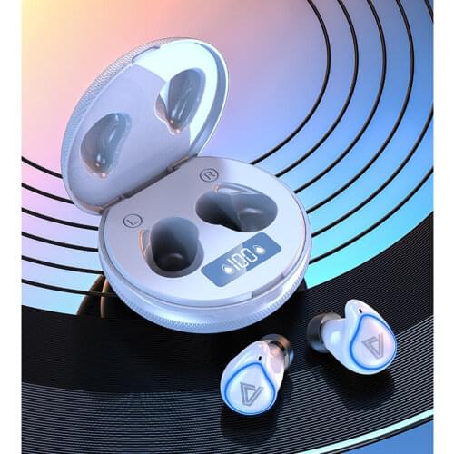 A29 TWS Wireless Earbuds, Bluetooth 5.0 Earbuds Double in-Ear Sports Headphones Power Display Charging Case,Noise reduction