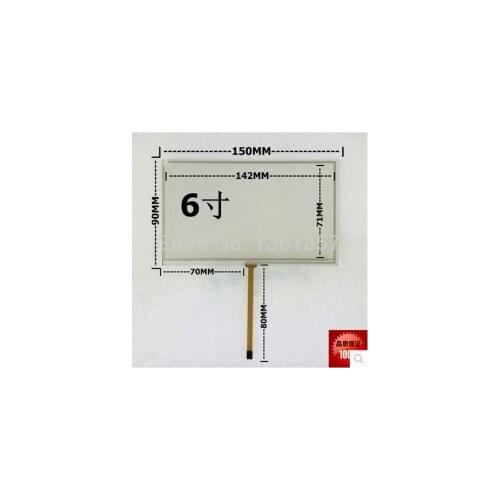 New 6 inch resistive touch screen panel navigation GPS touch panel handwriting 150*90 free shipping