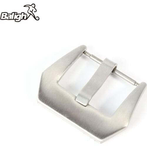 Newest Fashion Sales 20mm 22mm 24mm Screw-in Buckle Watch Band Strap Brushed Clasp For Panerai