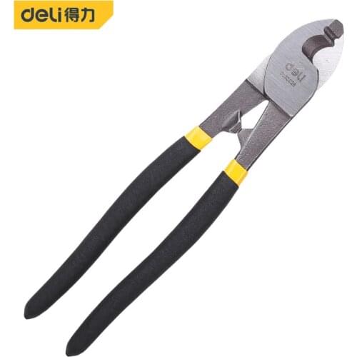 Deli 10 Inches Cable Shear Cable Cutter Electric Wire Cable Wire Stripper Cutting Plier Hand Tools Multifunctional Scissors