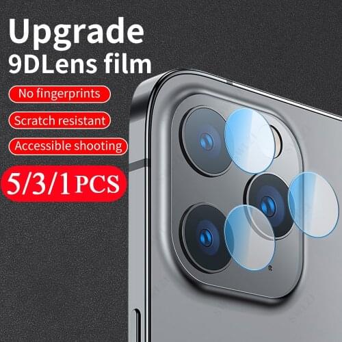 5/3/1Pcs Camera phone screen protector for iphone 12 mini 11 pro 8 7 plus X XS Max XR SE 2020 Camera Lens protective film Glass