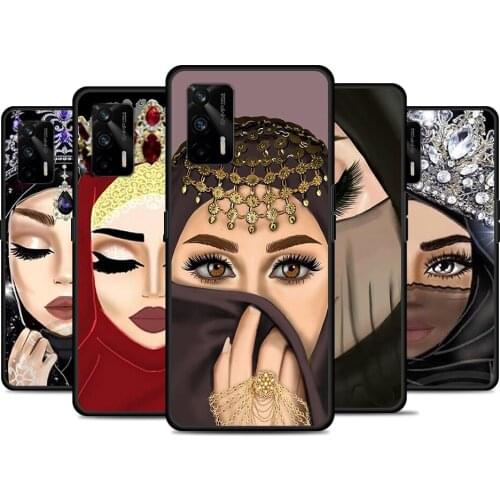 Arabic Hijab Girl Queen For Realme 8 GT Neo Flash Edition Explorer Master Q3 Pro Narzo30 C21 C20 C11 C20A C21Y Phone Case