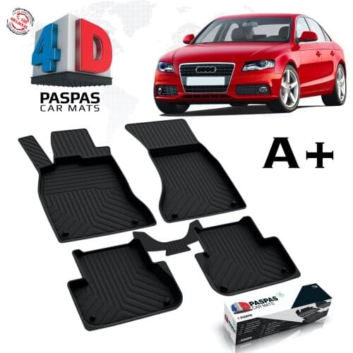 FOR Audi A4 MODEL CAR MAT BLACK RUBBER SLIP-RESISTANT LUGGAGE TRIM DETAIL PREMIUM COMFORT 2008 2009 2010 2011 2012 2013 2014 2015