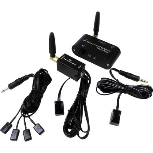 WL-T2-E4 RF Wireless IR Repeater, Extender,Remote Control Extender Kit Sends Infrared using Radio Frequency