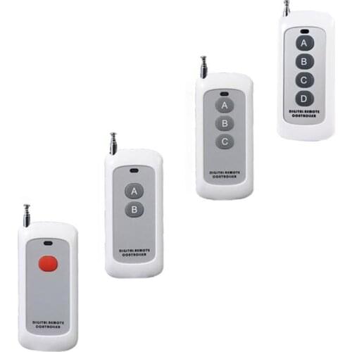 Wireless Remote Control Switch RF433MHz 1-4CH Long-distance More Widely Used in Life Production