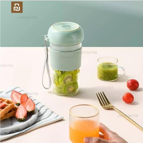 Xiaomi wireless portable juicer cup USB charging 300ml travel cup kitchen juice cup youpin water cup