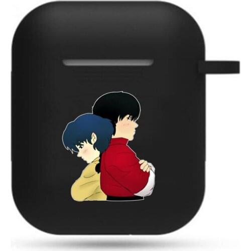 Japan anime Ranma 1/2 Earphone case Protective Headset Cover boy girls Bluetooth Airpods Earphone Case Headphone Case