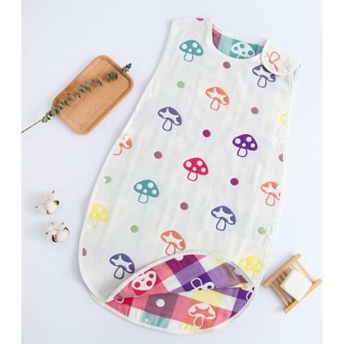 0-7 Years Old Breathable Baby Sleeping Bag Girl Boy Baby Vest Sleeping Bag Newborn Anti-kick Quilt Summer Bedding Baby Blanket