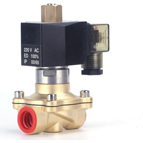 2W-32K 220v 24v Normally Open Water Solenoid Valve DN32 2/2 Pilot Operating