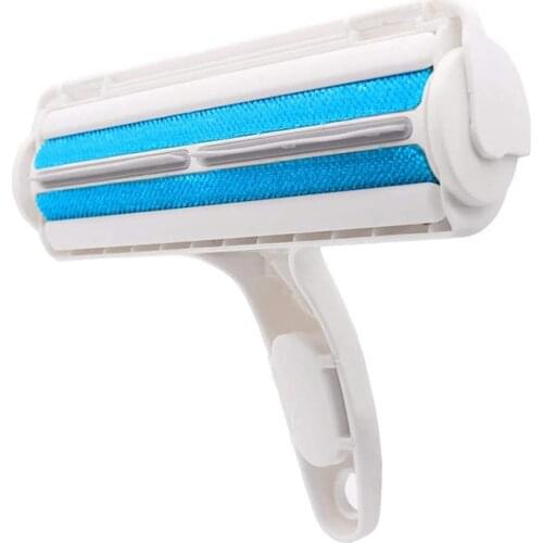 Dog Cat Comb Tool Pet Hair Roller Remover Dog Cat Fur Brush Base Home Furniture Sofa Clothes Convenient Cleaning Lint Brush
