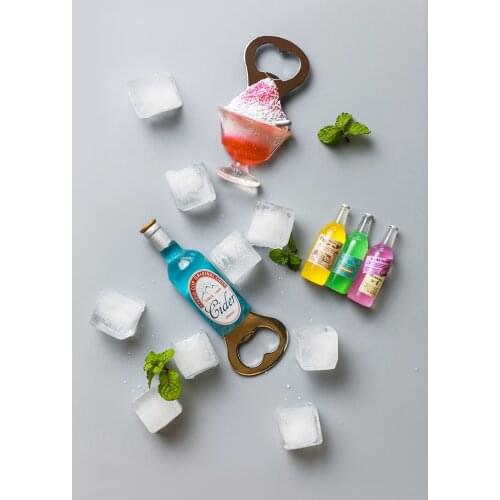 Refrigerator Sticker and Magnet Sticker Creative Korean Magnetic Sticker Set Beer Screwdriver Refrigerator Message Post Magnet