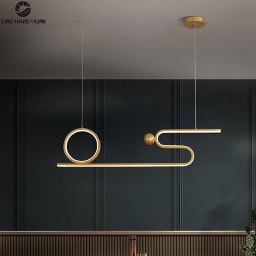 Minimalist Modern Led Pendant Light Hanging Lamp 110V 220V Chandelier Pendant Lamp for Dining room Kitchen Living room Luminaire