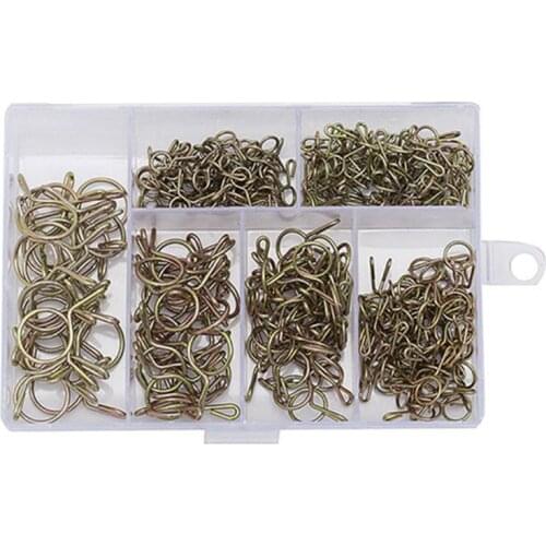 220Pcs/set 4-12mm Hose Tubing Spring Clips Clamps Assortment Kit for Motorcycle Scooter