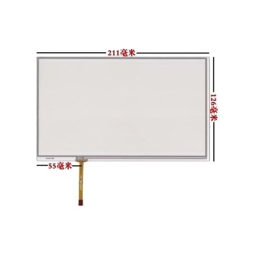 New 9 inch 211*126 touch screen handwriting screen car headrest touch screen 9 inch at090tn10 12 HSD090IDW1 free shipping