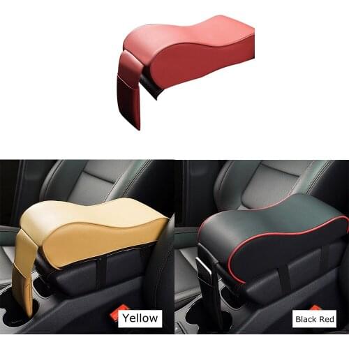 Memory Foam Console Cushion Pad Auto Arm Rest Seat Mat Vehicle Protective Memory Cotton Armrest Box Universal Car Armrest Pad PU