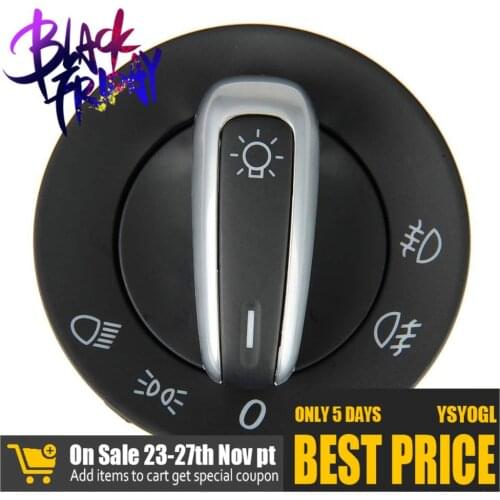 Front light Headlight Switch For VW Golf MK5/MK6 Tiguan Passat B6 Touran Passat CC Caddy 5ND941431B Switches Replacement Parts