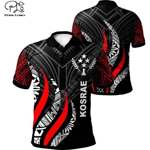 PLstar Cosmos 2021 Kosrae Polynesian Hibiscus Polo Shirts Fashion 3D Print Harajuku Short Sleeve T-Shirts Dropshipping Style-2
