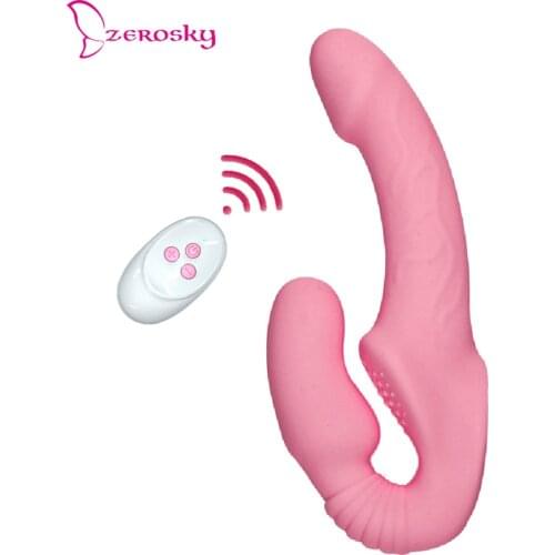 Realistic Dildo Vibrator Strapless Dildo for Women Clitoris Vibrator Sex Toy G SPOT Massager