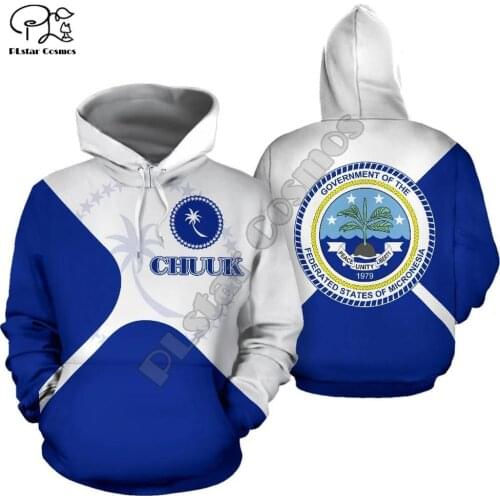 New Brand Island Chuuk Country Flag Tribal Culture Retro Streetwear Tracksuit Men/Women Pullover 3DPrint Funny Casual Hoodies 22