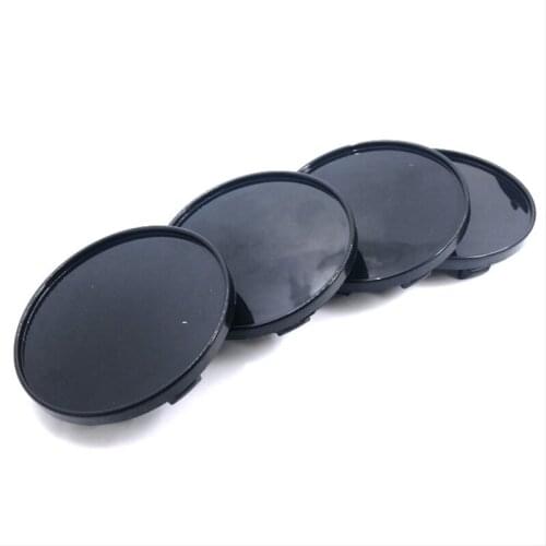 4pcs 60mm 53mm Wheel Center Cap Hubs for W Work Racing T1S F2S D3S W4S V5S Rims Cover No Logo Black Chrome