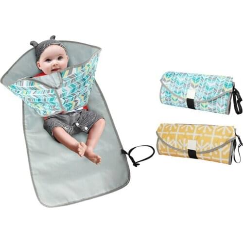 D0AF Waterproof Baby Diaper Changing Pad Multi Function Diaper Change Mat Leak Proof Sanitary Mat for Home Outdoor Travel Liner
