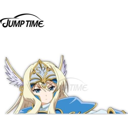 Jump Time 13 x 5.1cm For Sasarakusugawa Auto Car Sticker and Decals DIY JDM ATV VAN Waterproof Wall Door Decoration