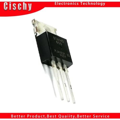 10pcs/lot BTA140-800 BTA140 25A 800V TO-220 In Stock