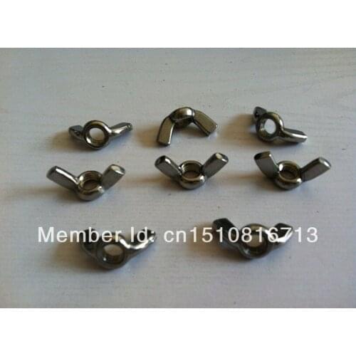 10pcs Metric Thread M5 304 Stainless Steel Wing Nuts Butterfly Nuts
