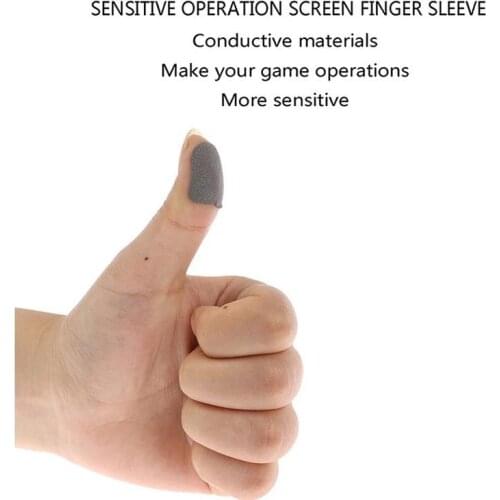 10pcs Non-slip Disposable Carbon Fiber Mobile Game Finger Stickers Disposable Mobile Gaming Sticker Disposable Game Accessories