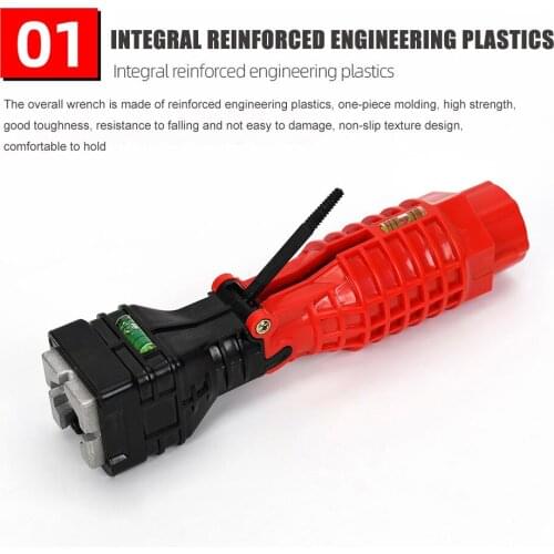 Double End Water Pipe Wrench Repair 18 in 1 Foldable Kitchen Bathroom Magnetic Sleeve Magnetic Installation Tool