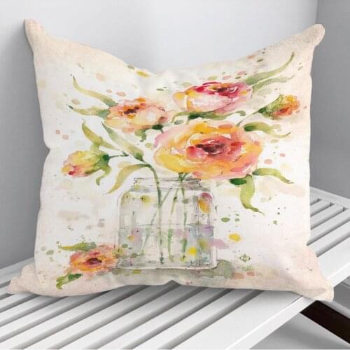 A Jar Of Joy Throw Pillows Cushion Cover On Sofa Home Decor 45*45cm 40*40cm Gift Pillowcase Cojines Dropshipping