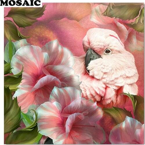 Diamond Embroidery Sale Animals Diamond Painting Full Square/round Mosaic Cross Stitch parrot Picture Of Rhinestone Home Decor