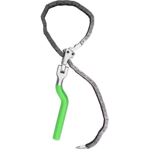 Auto Parts automobiles Chain Type Oil Filter Wrench Spanner 2.4-7.6in Range Long Handle Car Repairing Tool Universal Gas Fuel