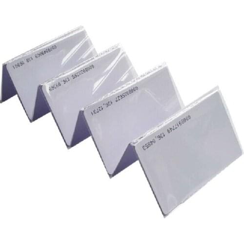Wholesale RFID Card 125Khz EM4100 Proximity Smart Cards 0.8mm Thin PVC Card For Access Control System 100pcs