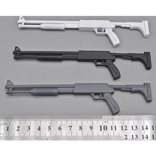1/6th Soldier Long Shotgun Weapon 3 Versions For Usual 12 inch Doll Figures Collection