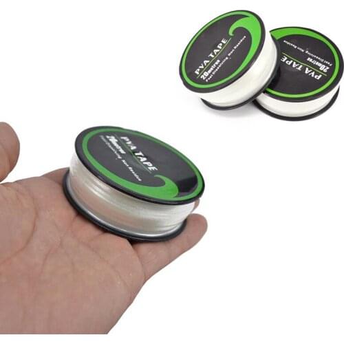 1pcs Carp Fishing Feeder Accessories 10mm X 20m PVA Tape Fast Water Dissolving Carp Fishing Tools Fish String Feeder Strap