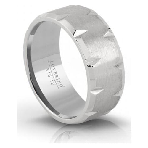 Lvr316 Steel Wedding Ring