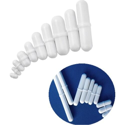 PTFE Magnetic Stirrer Mixer Stir White Color Stir Rod Magnetic Laboratory Bar Stir Plate Magnet