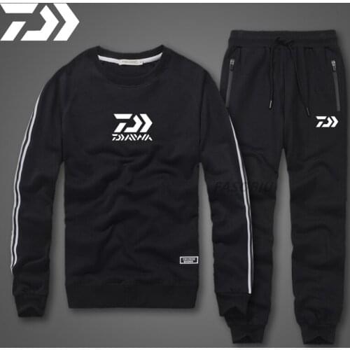 Daiwa Fishing Clothes Sets Outdoor Fishing Clothing Autumn Winter Keep Warm Men Fishing Suit Windproof DAWA Fishing Jacket Suit